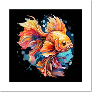 Goldfish Rainbow Posters and Art